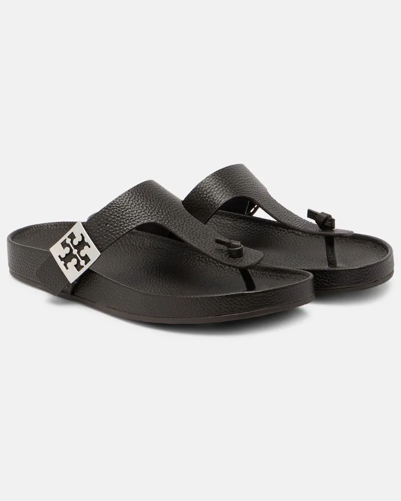 Tory Burch Sandalen Mellow aus Leder Braun