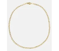 Halskette Blossom aus 18kt Gelbgold mit Diamanten