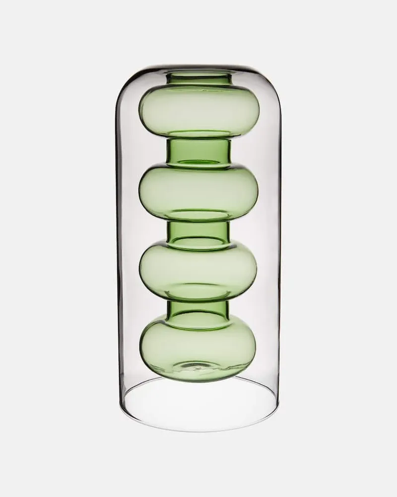 Tom Dixon Vase Bump Tall Grün
