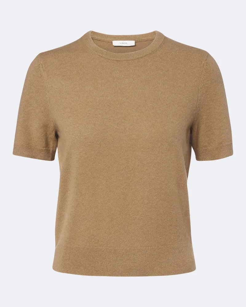 Vince Pullover aus einem Woll- und Kaschmirgemisch Braun