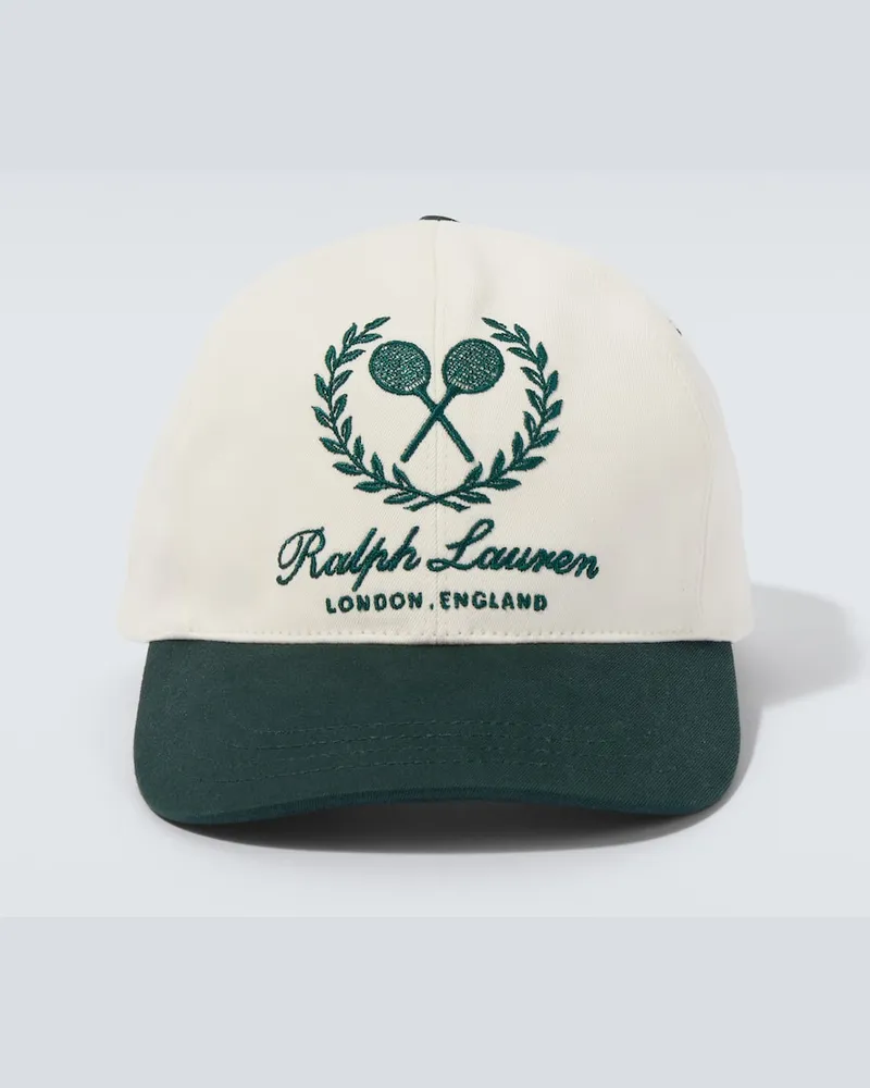 Ralph Lauren Bestickte Baseballcap aus Twill Grün