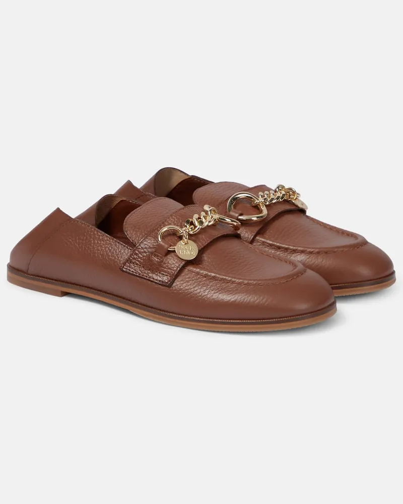 See by Chloé See By Chloé Loafers Aryel aus Leder Braun