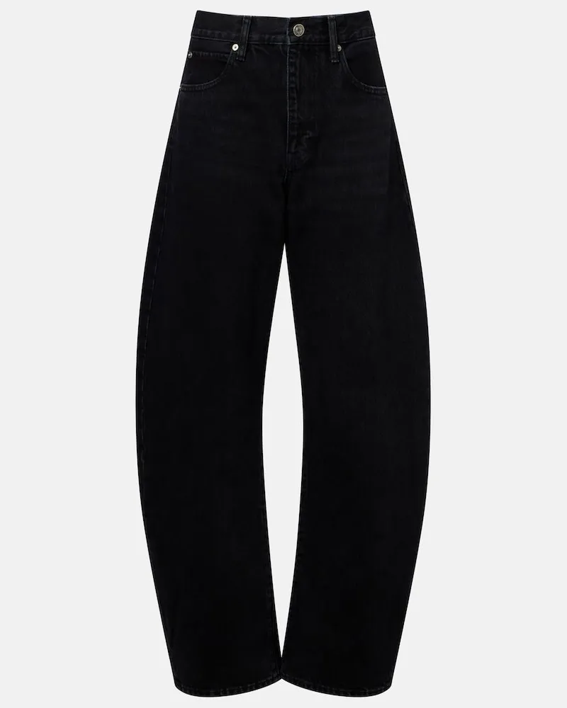 Frame Denim Jeans The Bubble Schwarz