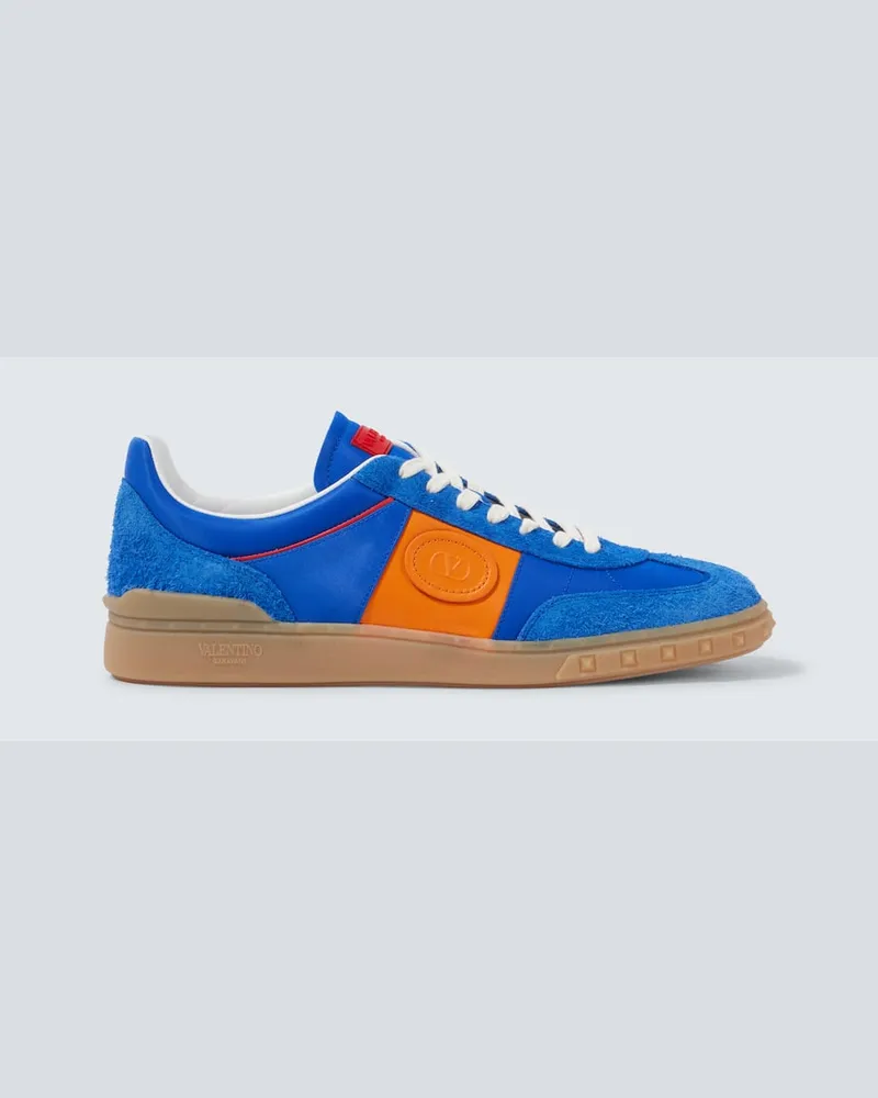 Valentino Garavani Sneakers Upvillage mit Veloursleder Blau