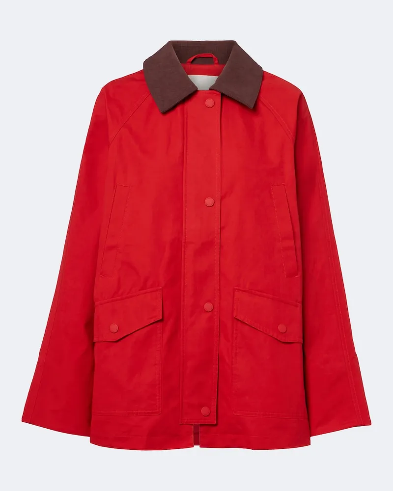 Varley Jacke Rylan mit Cord Rot
