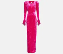 Maxikleid Diva aus Samt