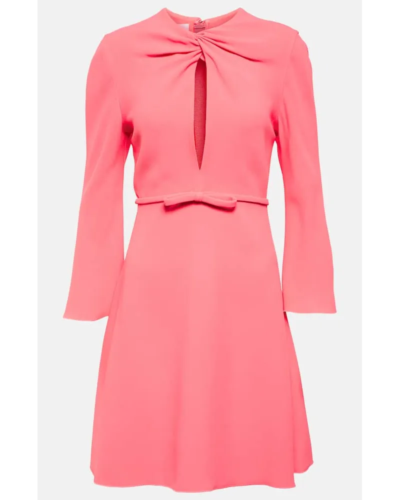 Giambattista Valli Minikleid aus Crêpe Pink