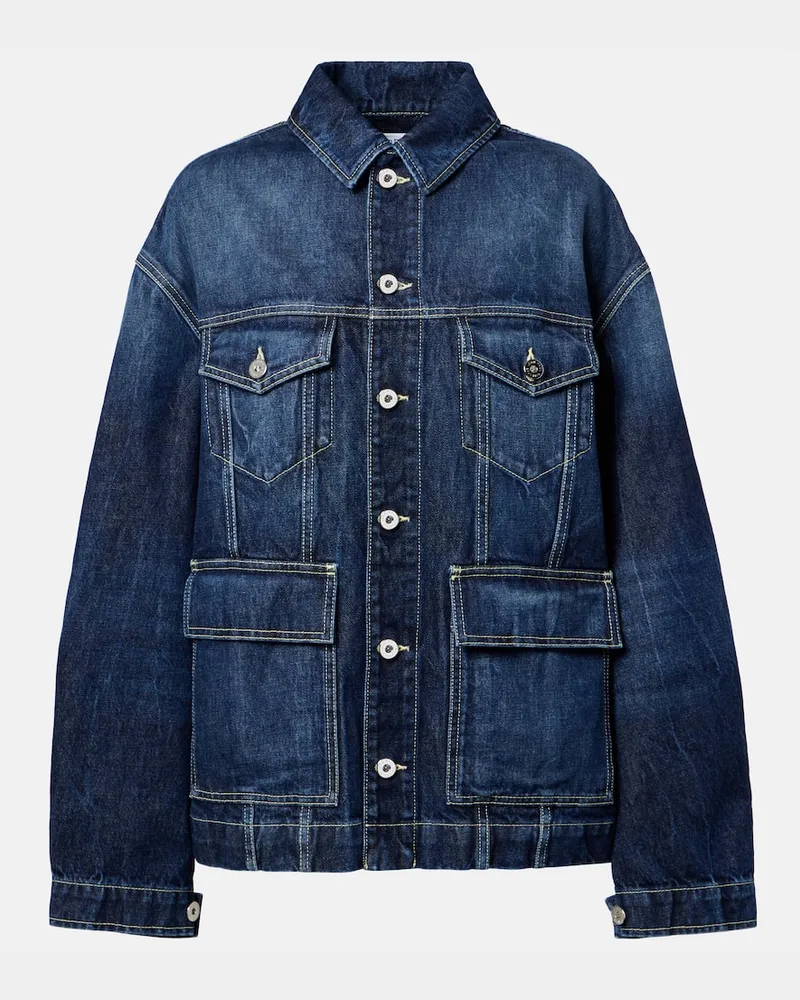 Jean Paul Gaultier Jeansjacke Blau