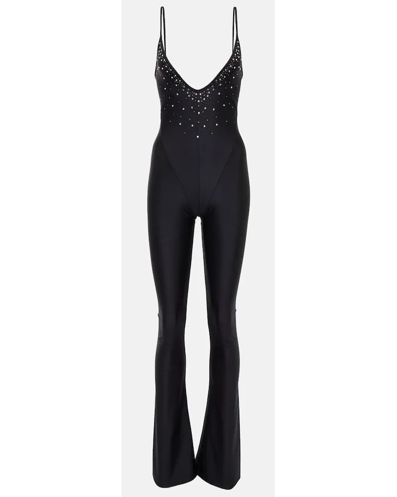 Alessandra Rich Bedruckter Jumpsuit Multicolor