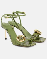 Jacquemus Sandalen Les Sandales Regalo aus Leder Gruen