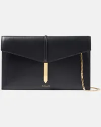 DeMELLIER Clutch Tokyo aus Leder Schwarz