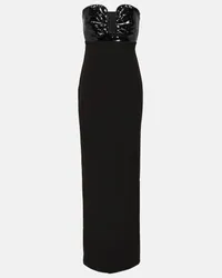 Roland Mouret Verzierte Robe Schwarz