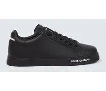 Sneakers aus Leder