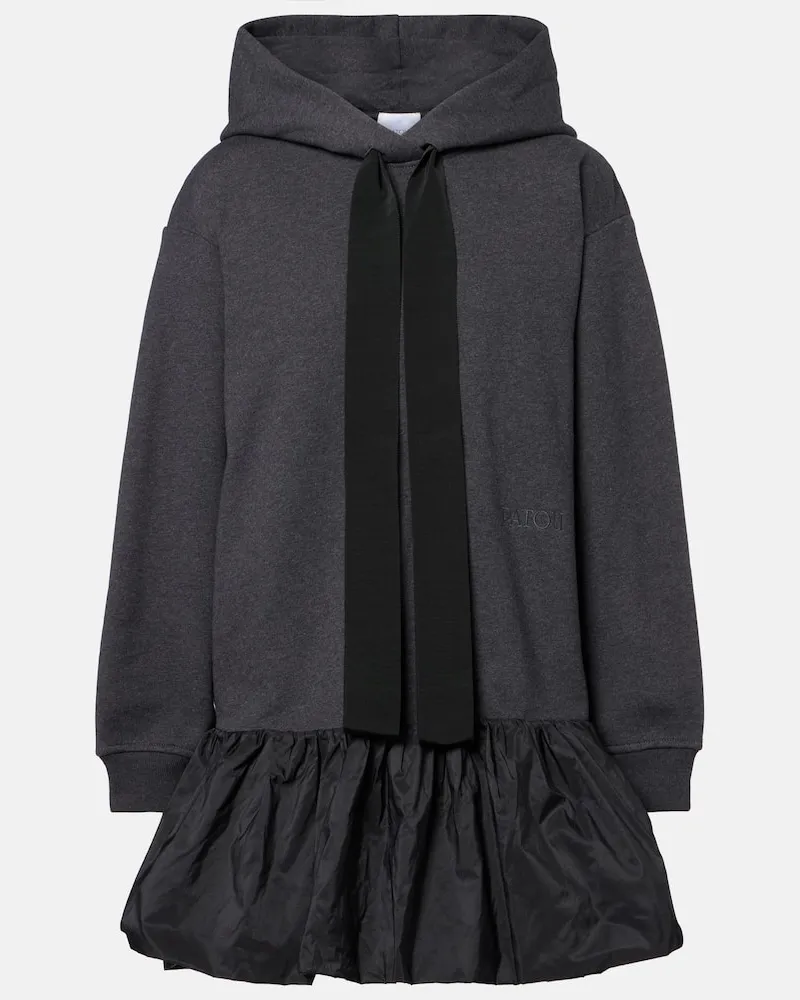 Patou Sweatshirt-Kleid aus Baumwolle Grau