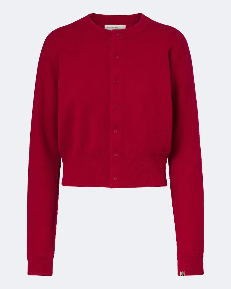extreme cashmere Straight High-Rise Jeans Rot
