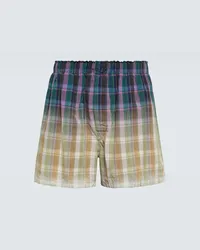 Maison Margiela Shorts aus Baumwolle Multicolor