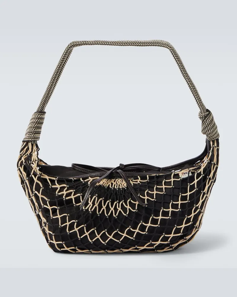 Christophe Lemaire X Filt Crossbody Bag Fortune Croissant Schwarz