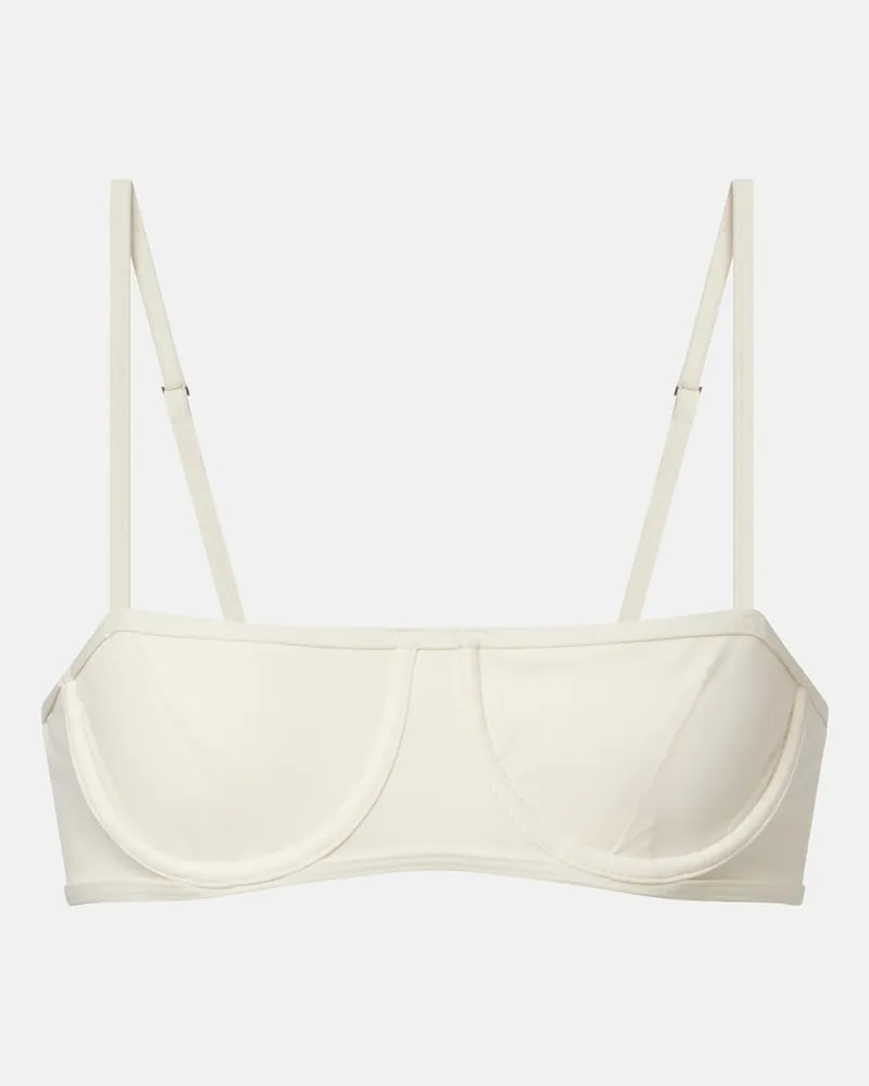 Totême Bikini-Oberteil Weiß