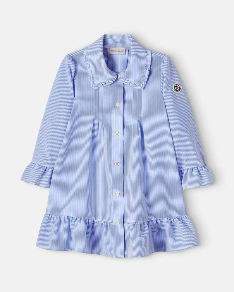 Moncler Hemdblusenkleid Blau