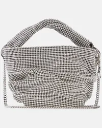 Jimmy Choo Tote Bonny mit Kristallen Silber