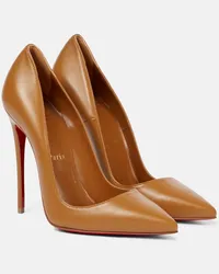 Christian Louboutin Pumps So Kate 120 aus Leder Braun