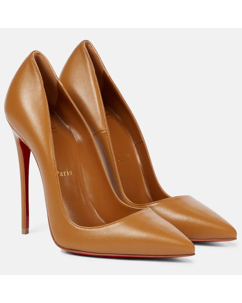 Christian Louboutin Pumps So Kate 120 aus Leder Braun