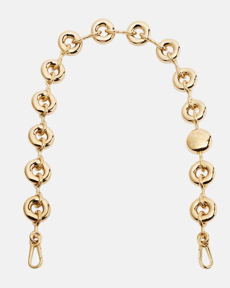 Loewe Schulterriemen Chunky Donut Gold