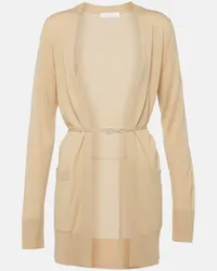 Chloé Chloe Cardigan aus Wolle Beige