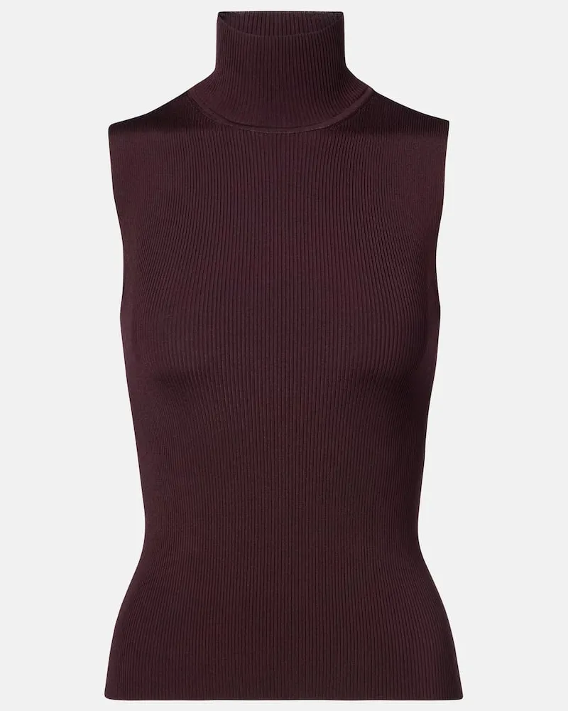 KHAITE Top Benita Burgunderrot