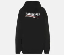 Bedruckter Hoodie aus Baumwolle
