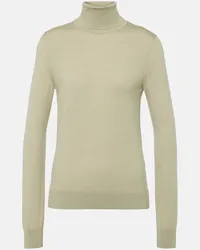 Loro Piana Rollkragenpullover aus Kaschmir Gruen