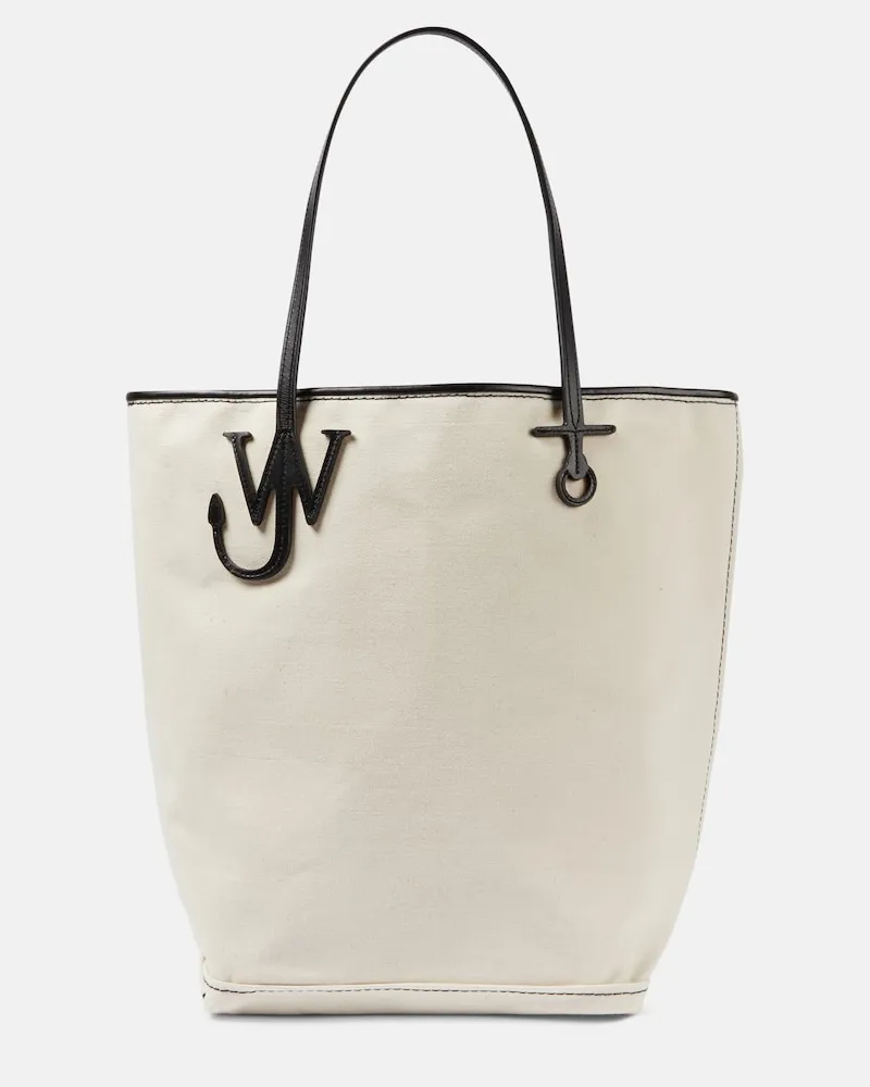J.W.Anderson Tote Bag Anchor Tall aus Canvas Weiß