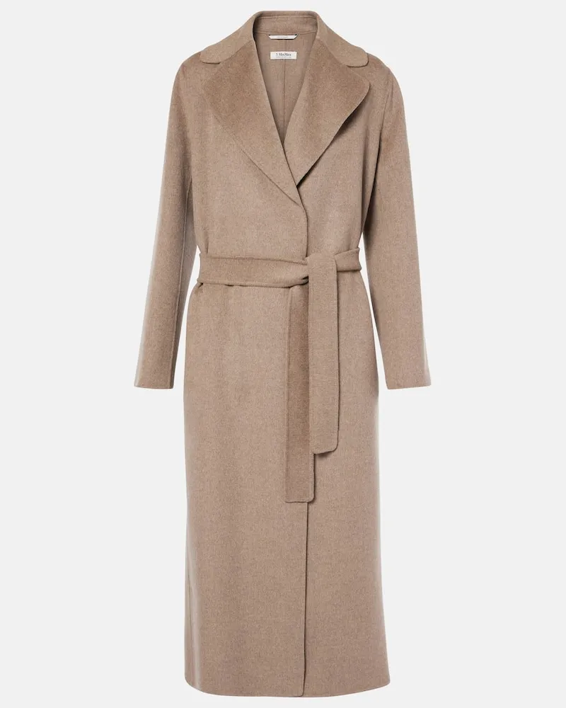 Max Mara Mantel aus Wolle Beige