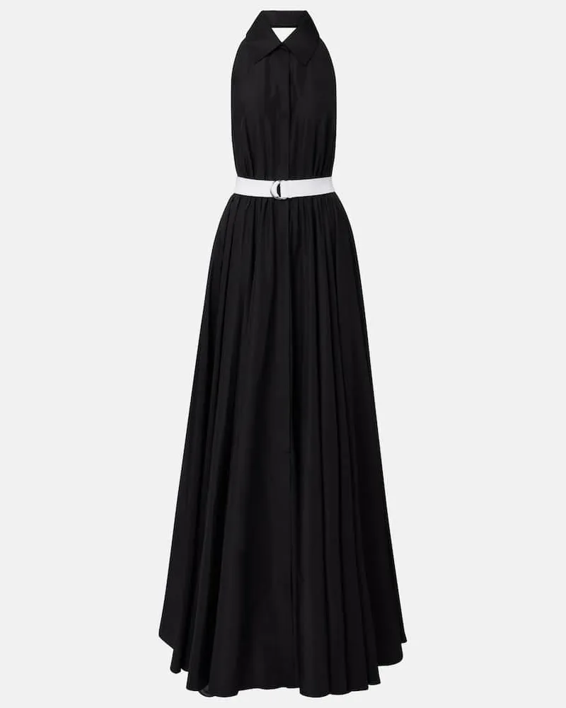 Norma Kamali Maxikleid Schwarz