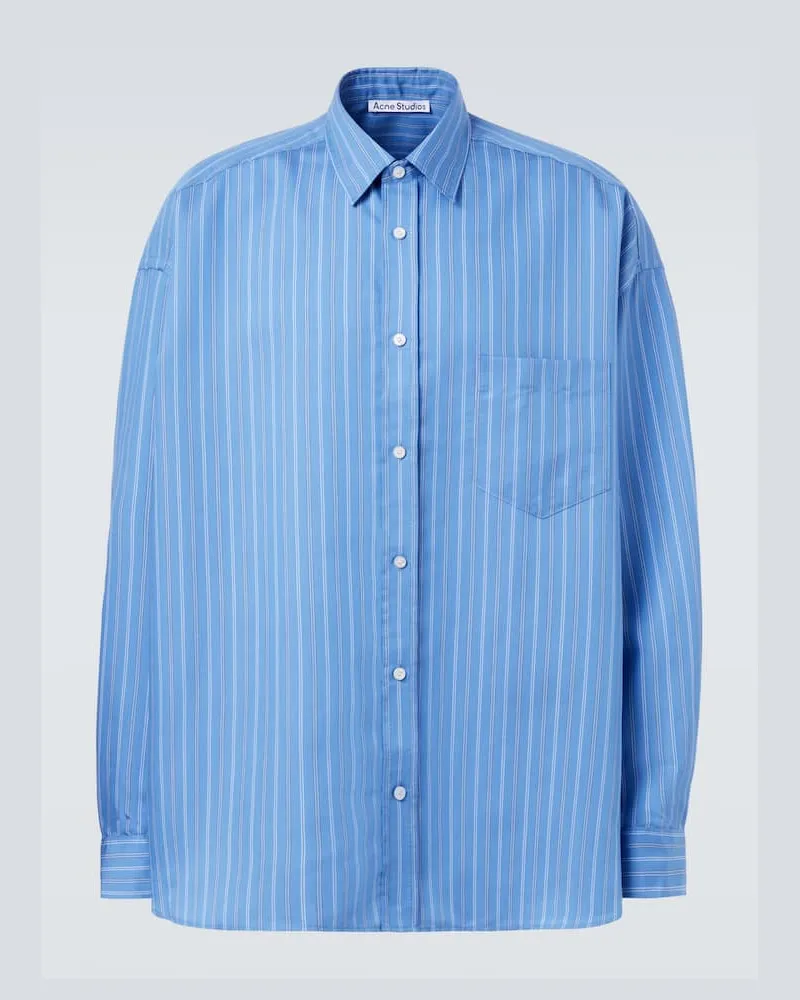 Acne Studios Oversize-Hemd Blau