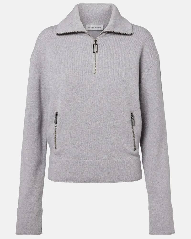 Victoria Beckham Pullover aus Wolle und Kaschmir Grau