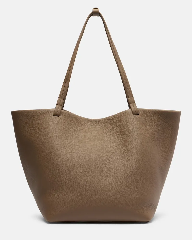 The Row Tote Bag Park Three aus Leder Braun