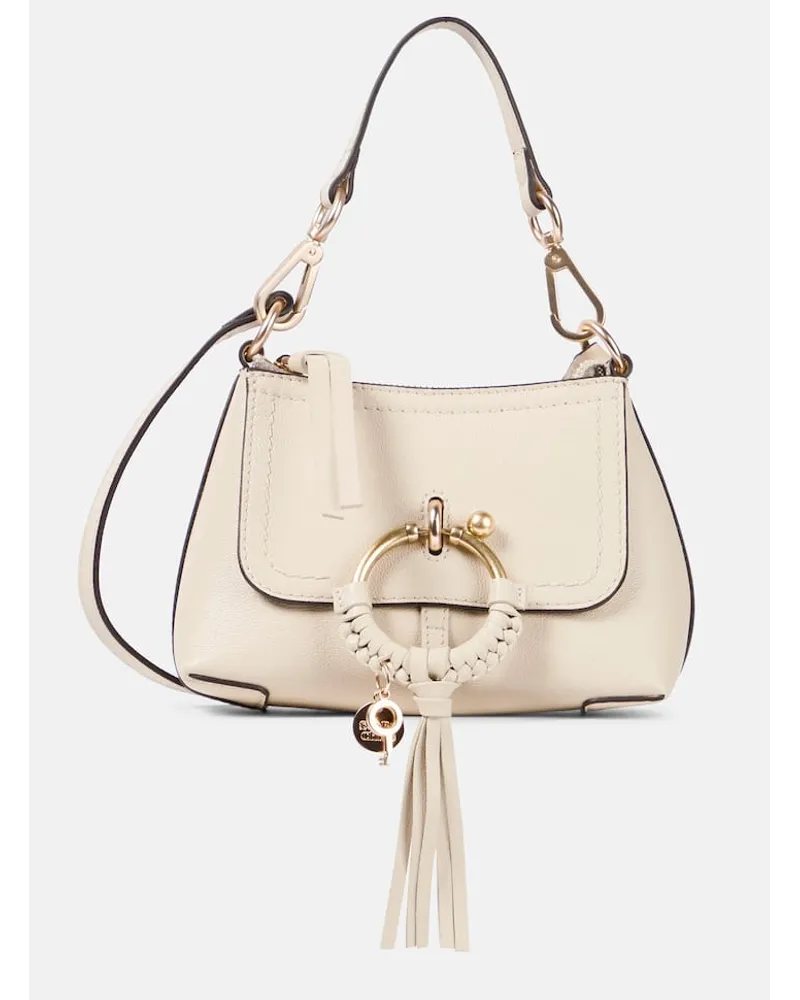 See by Chloé See By Chloe Schultertasche Joan Small aus Leder Beige