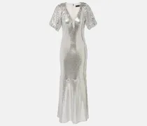 Midikleid mit Pailletten