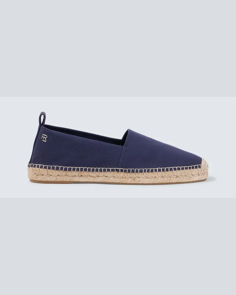 Ralph Lauren Espadrilles aus Canvas Blau