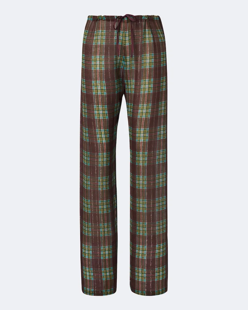 Dries van Noten Weite Hose Multicolor