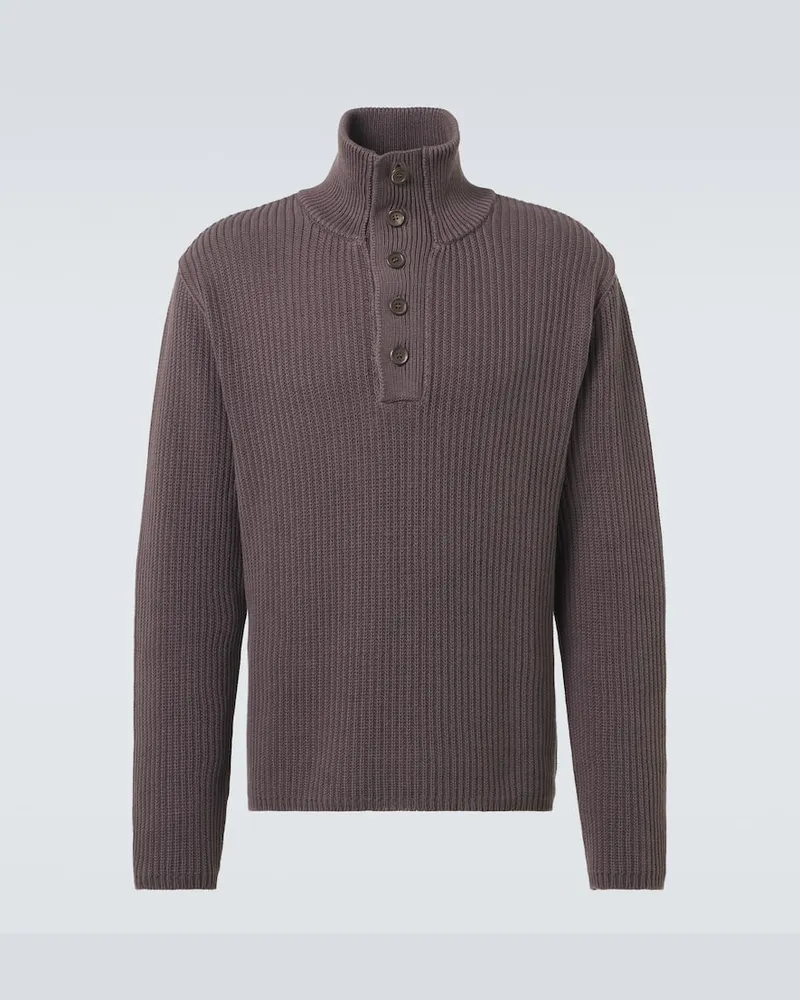 Our Legacy Polopullover Navigator aus Baumwolle Braun