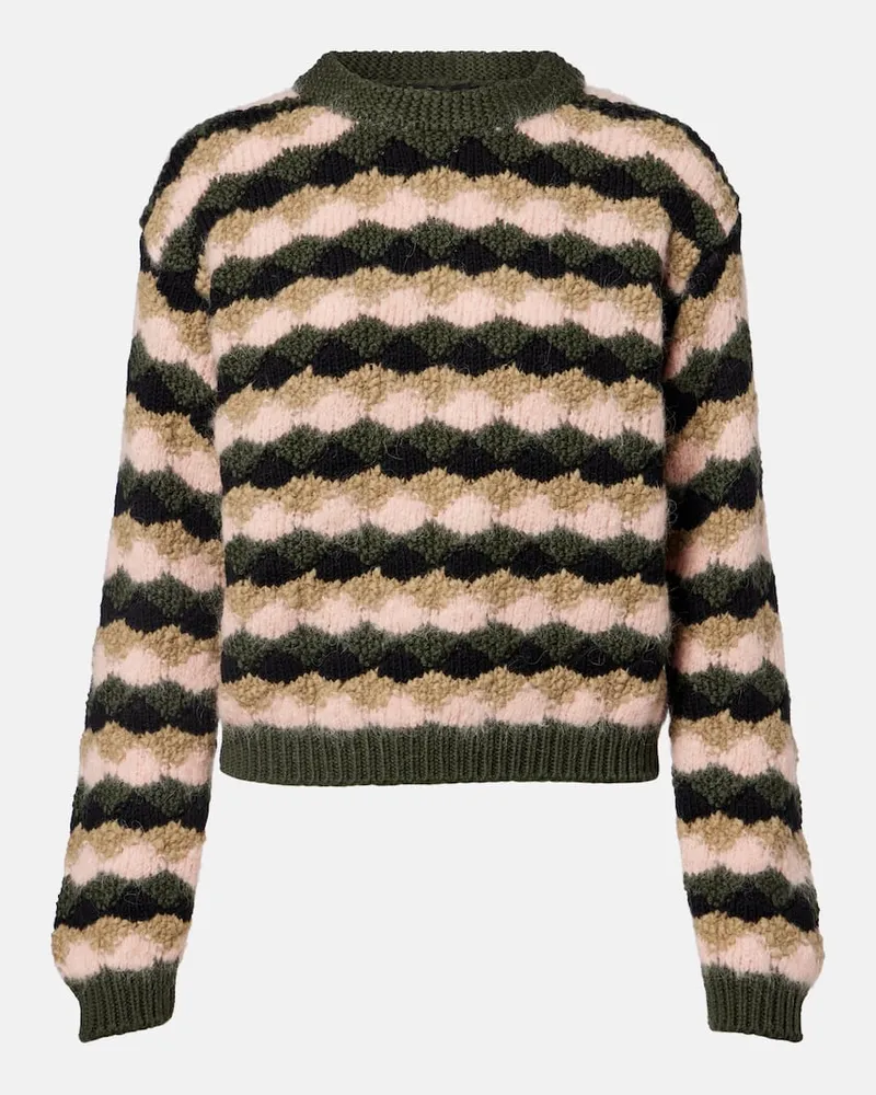 Moncler Pullover aus einem Wollgemisch Multicolor