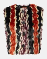 Missoni Weste aus Faux Fur Multicolor