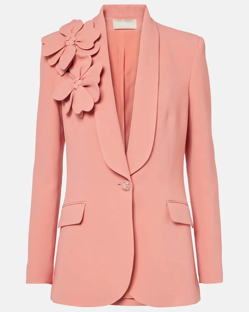Elie Saab Blazer aus Cady Pink