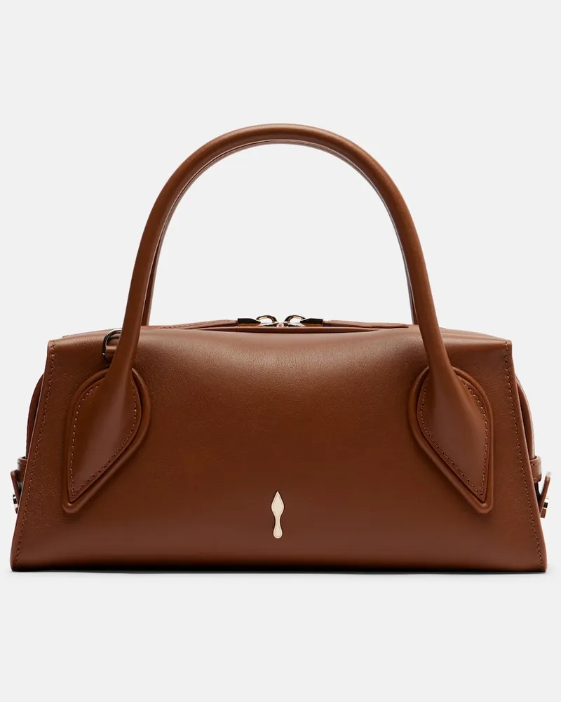 Christian Louboutin Tote Bag Venus Mini aus Leder Braun