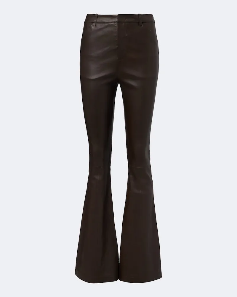 Vince Hose aus Leder Braun