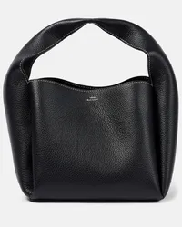 Totême Bucket-Bag aus Leder Schwarz