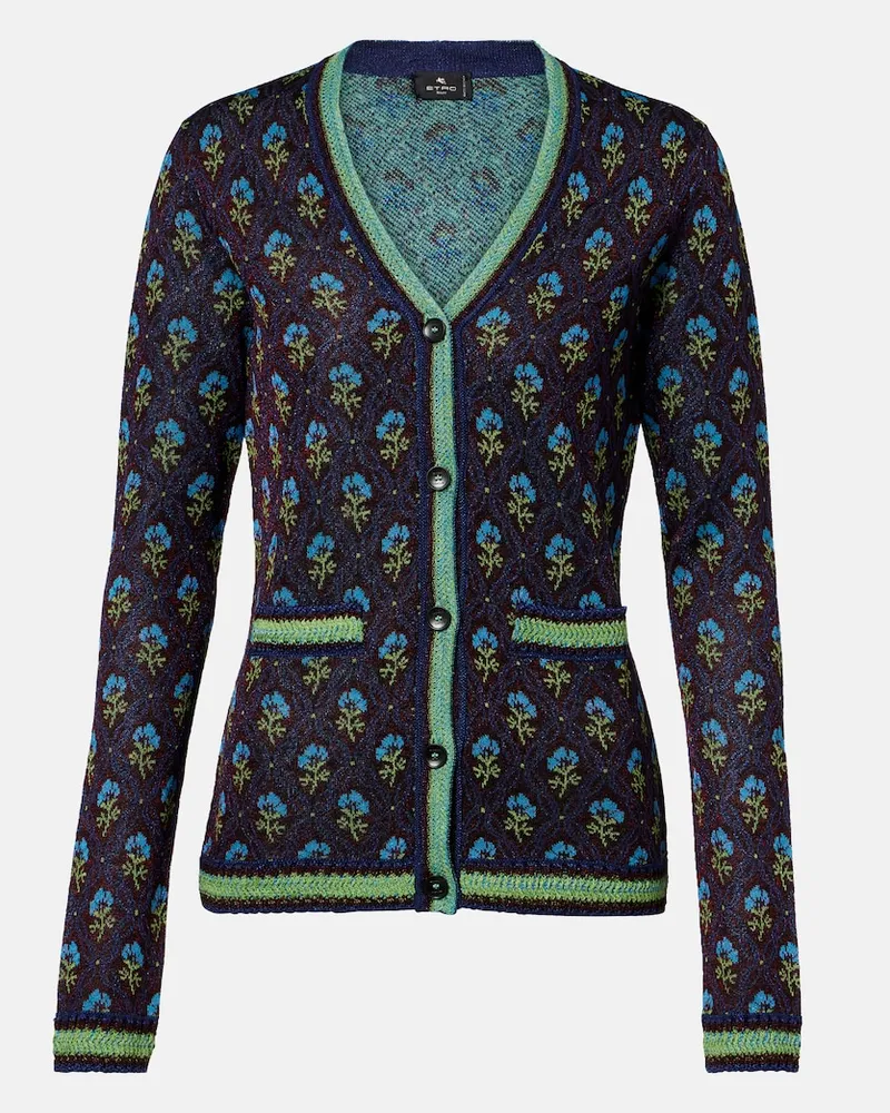 Etro Cardigan aus Jacquard Multicolor