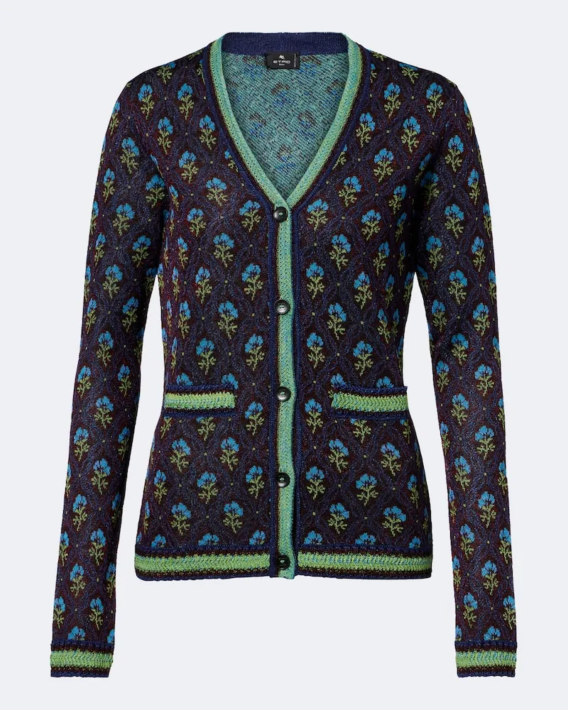 Etro Cardigan aus Jacquard Multicolor